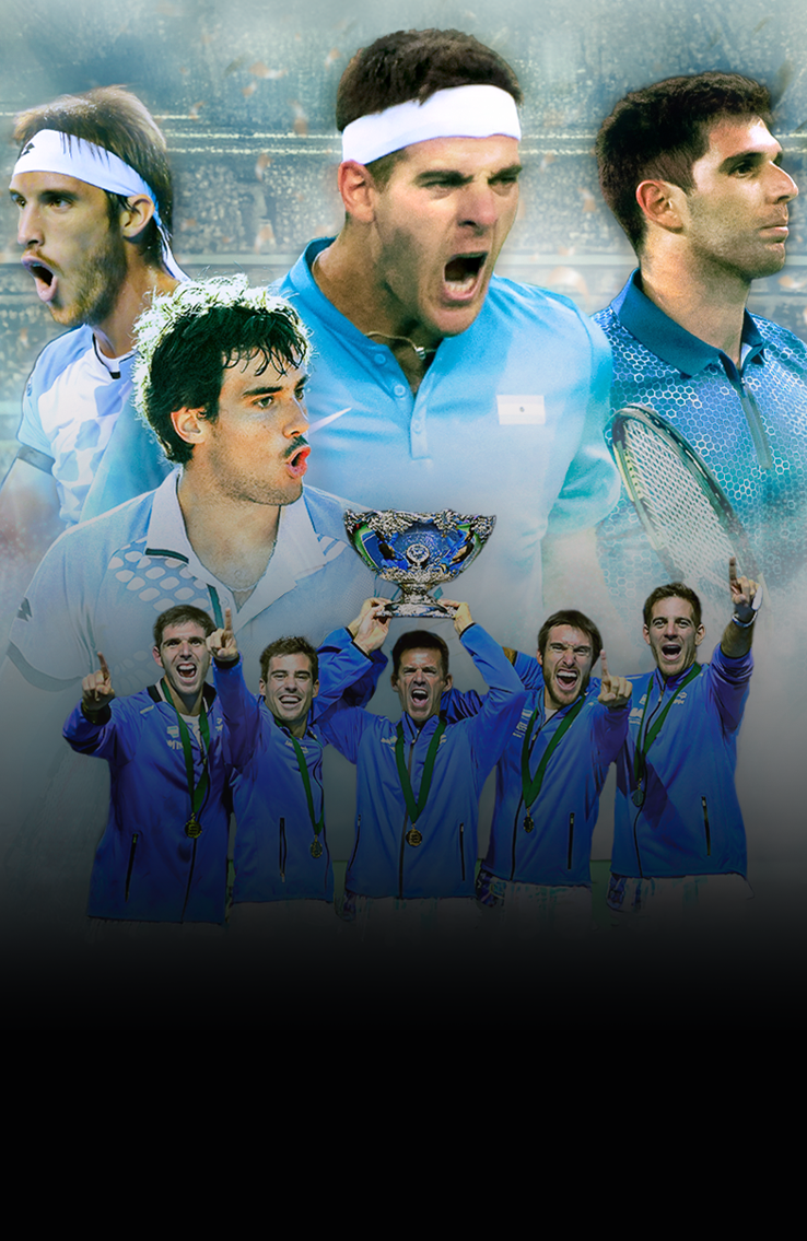 Homenaje a los campeones de la Copa Davis